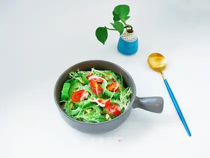 A bitter melon fruit salad