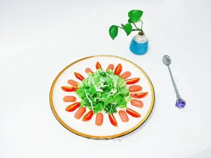 Sausage vegetable salad