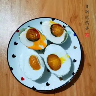 Homemade duck eggs