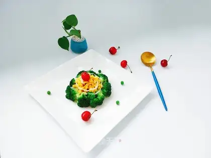 Orchid corn salad