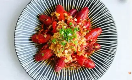 Garlic lobster