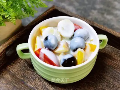 Yogurt and fruit