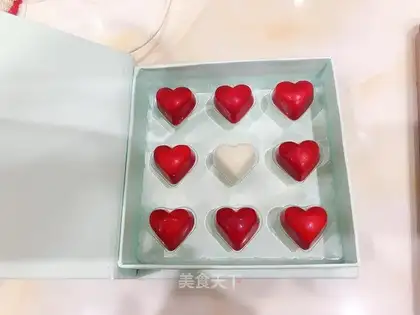 Handmade love chocolate