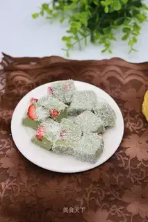 Scrambled with strawberry milk