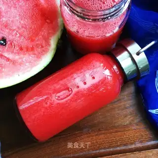 Now press watermelon juice