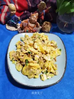 radish and fried eggs