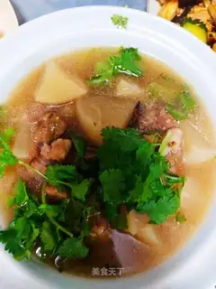 Roach and lamb stew