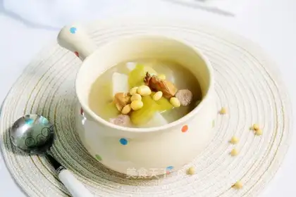 The radish radish scrawny soup