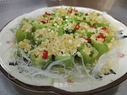 Garlic fan silk melon