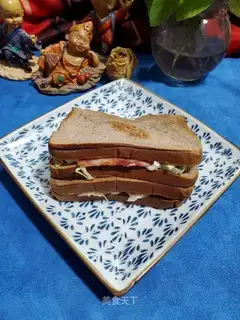 Bacon and barley toast