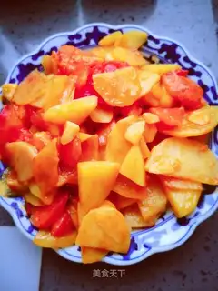 Garlic tomato chips