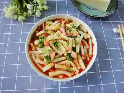 Pickles with cold powder