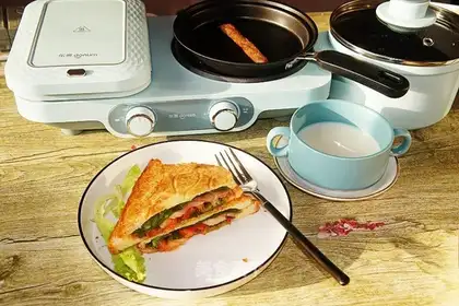 Milk corn sandwich