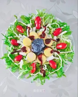 Five-colour salad