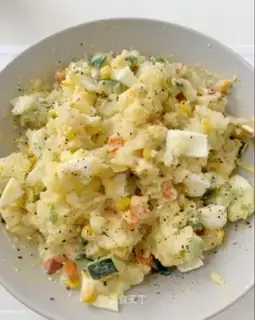 Potato egg salad