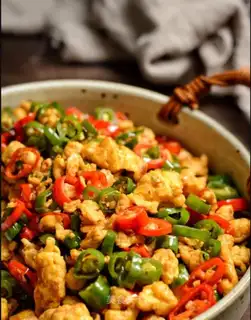 Chili fried eggs