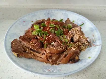 Garlic salt duck