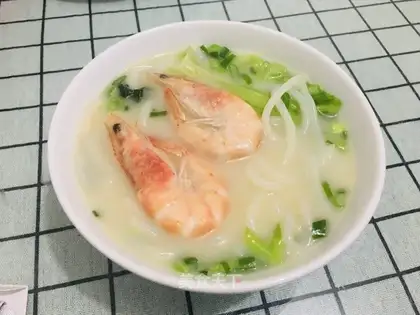 Powder rice soup
