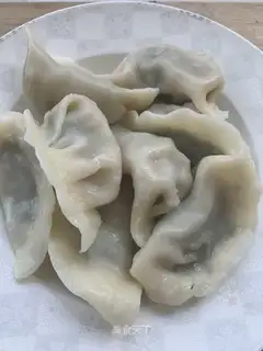 Porridge pork dumplings
