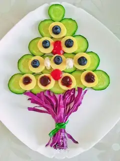 Flower beam salad