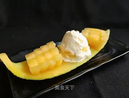 Melon ice cream