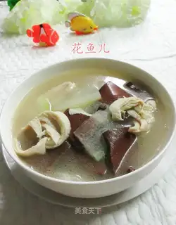 Pork duck blood