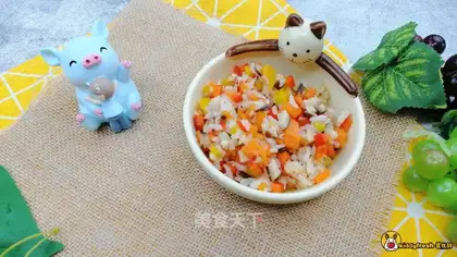 Silver cod rice
