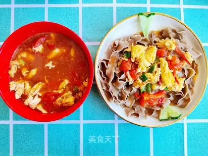 Tomato eggs for noodles