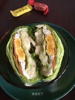 Skinny vegetable sandwich