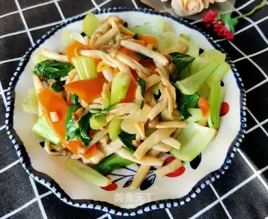 Crab mushrooms and oil