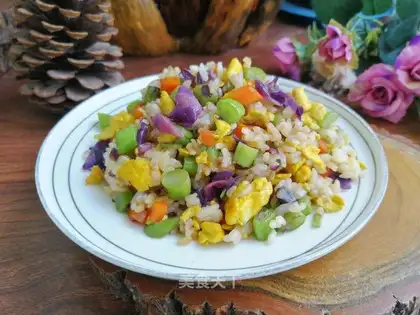 Five-colored rice