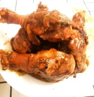 Red chicken legs