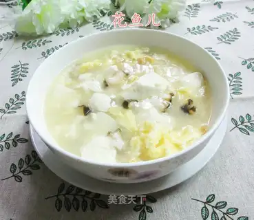 Egg abalone tofu