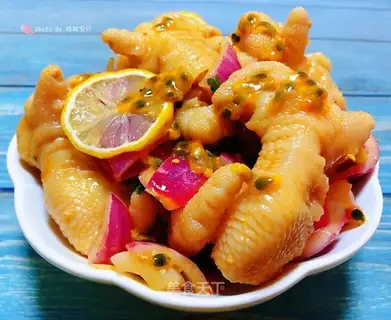 Porridge lemon chicken claws