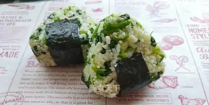 The spinach omelet