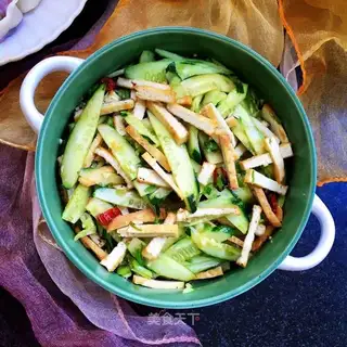 A tofu cucumber