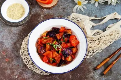 Sugar and eggplant
