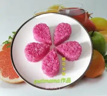 Creative cherry rice