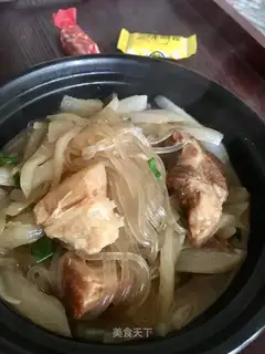 Puffed meat and radish