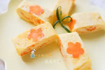 Carrot flowers, thick egg burns
