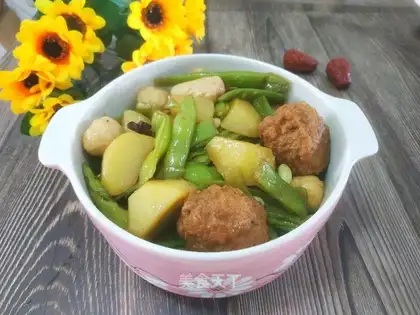 Potatoes for bean beanballs