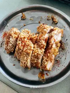 Air-cooked chicken steak