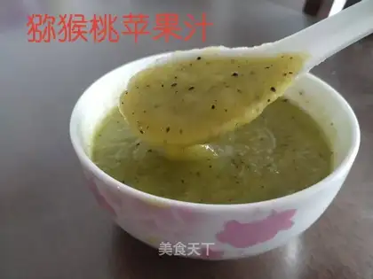 Peach apple juice
