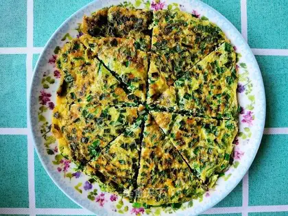 Cream fried eggs