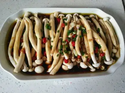 White mushrooms