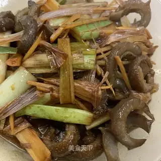 Burning sea cucumber