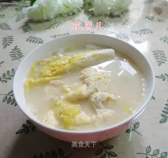 With soup eggs and dolls