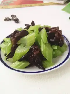 Celery with wood