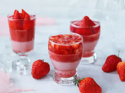 No strawberry jelly pudding
