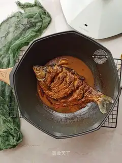 Red-burned fish